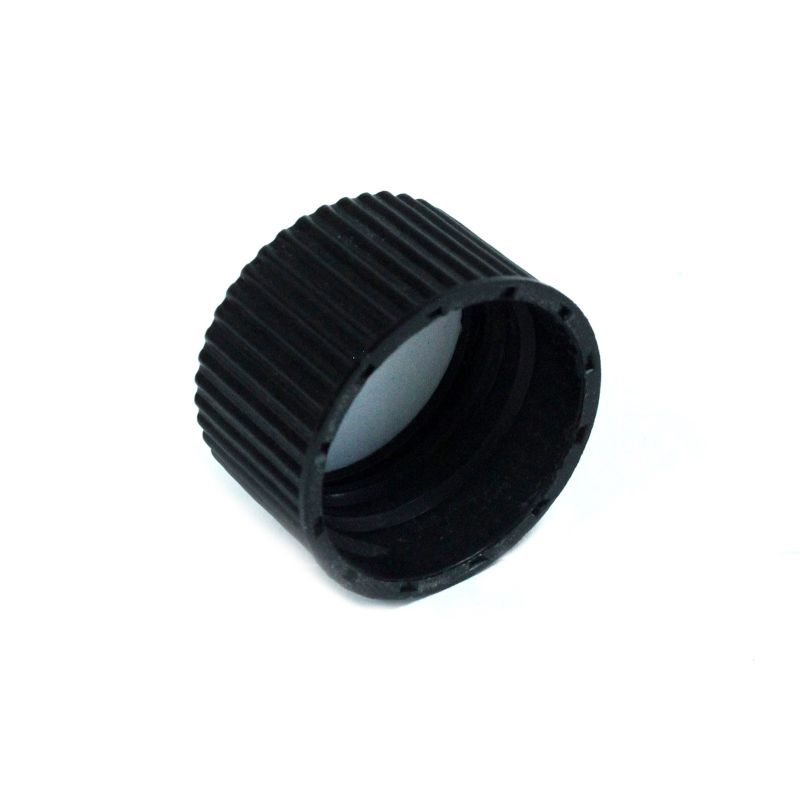 Пластикові кришки для 1-літрової HDPE пляшки - чорні (для Pbot-18)