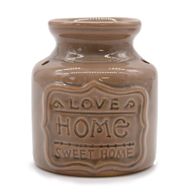 Велика Керамічна Аромалампа - Сіра – Love Home Sweet Home