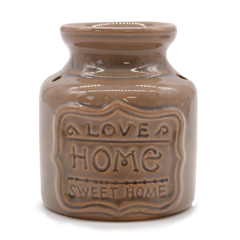 Велика Керамічна Аромалампа - Сіра – Love Home Sweet Home
