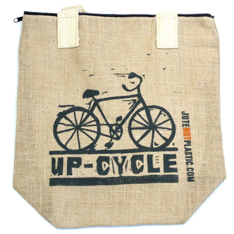 Еко Джутова Сумка - Up Cycle (4 дизайни)
