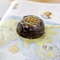 Оргоніт Енергетичний Настільний - Купол з Аметисту