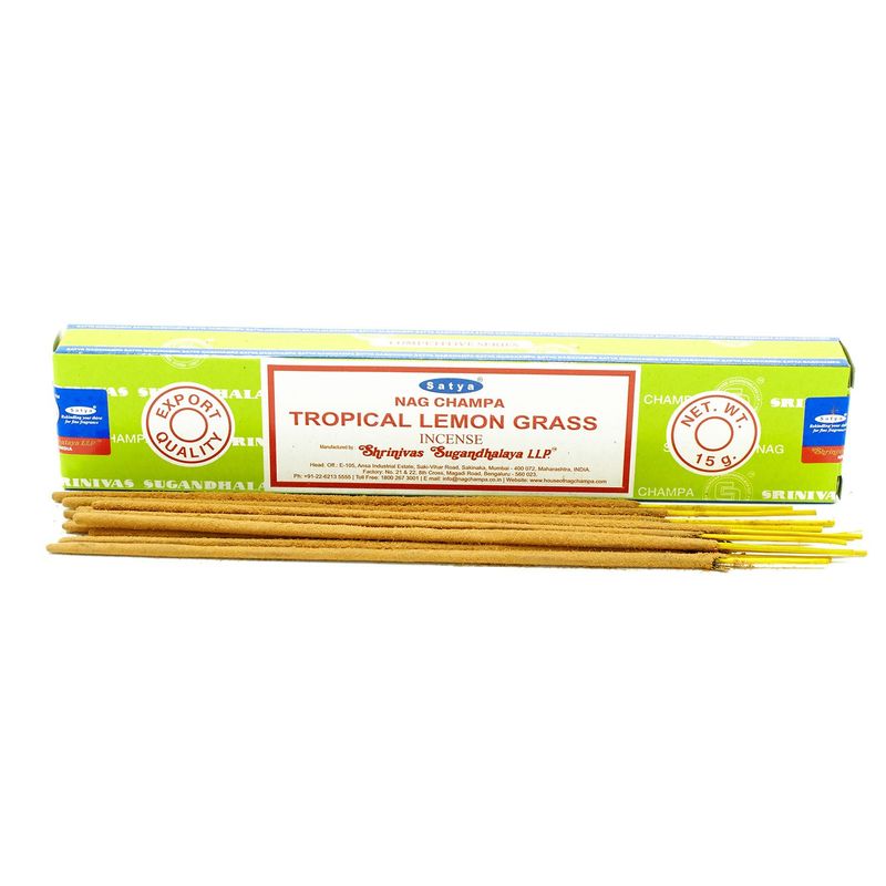 Satya Incense Sticks 15g - Тропічний Лемонграс