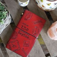 Шкіряний Записник Ручної Роботи (80 сторінок) - Our Family Adventure Book - Коричневий