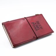 Шкіряний Записник Ручної Роботи (80 сторінок) -  Little Book of Big Plans - Червоний