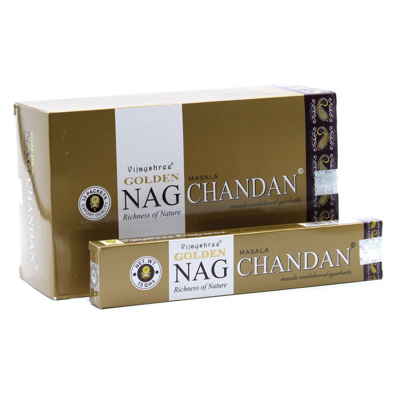 Ароматичні Палички Golden Nag 15 г - Chandan