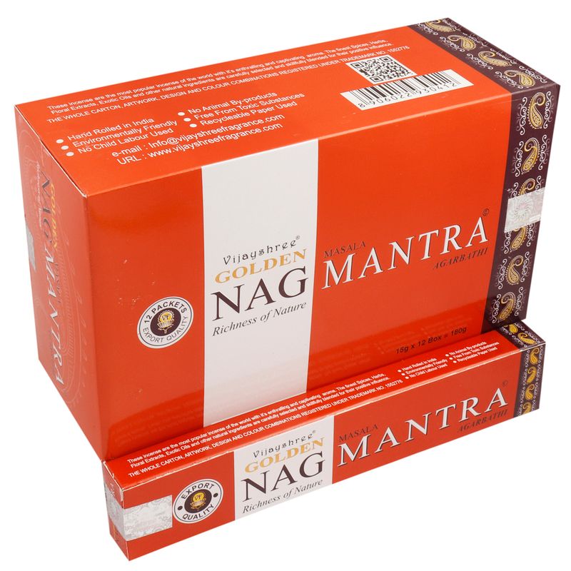 Ароматичні Палички Golden Nag 15 г - Мантра