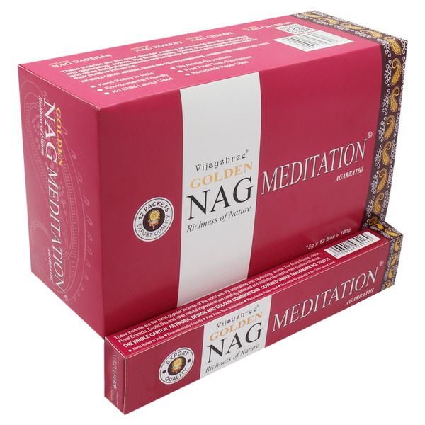 Ароматичні Палички Golden Nag 15 г - Медитація