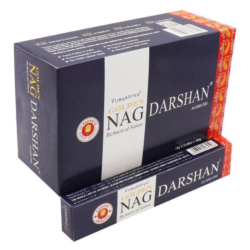 Ароматичні Палички Golden Nag 15 г - Darshan