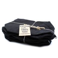 Чорна Косметичка з Натуральної Бавовни 10 oz - Сумка-місяць