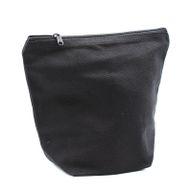 Чорна Косметичка  з Натуральної Бавовни 10 oz - Середній Мішечок