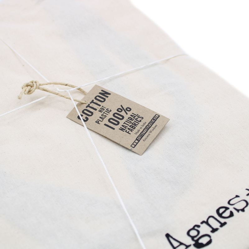 Agnes + Cat Ба́вовняна Сумка 6 oz - 35x30 см