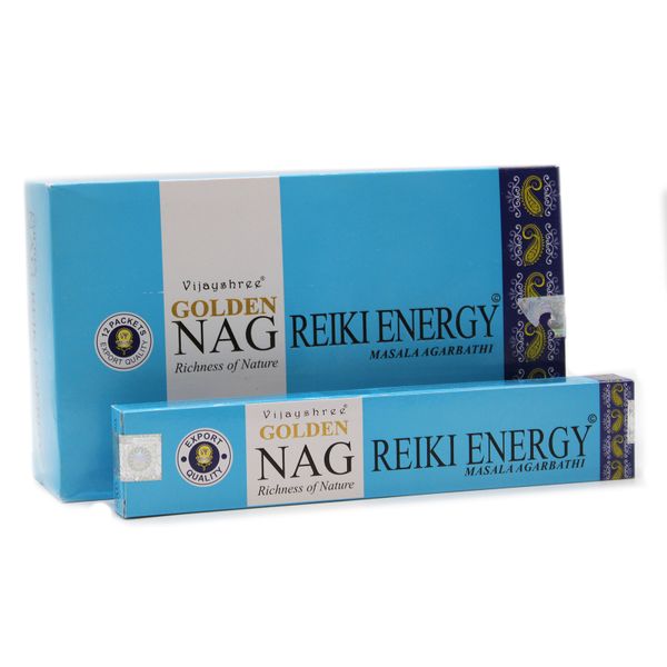 Ароматичні Палички Golden Nag 15 г - Енергія Рейкі