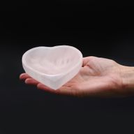 Селенітова Чаша у Формі Серця - 10 см