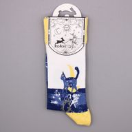 Hop Hare Бамбукові Шкарпетки S/M - Нічна Кішка