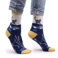 Hop Hare Бамбукові Шкарпетки S/M - Нічна Кішка