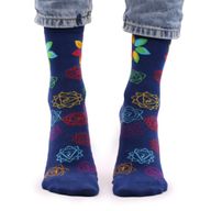 Hop Hare Бамбукові Шкарпетки S/M - Райдужна Чакра