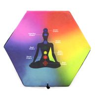Набір зі Співаючою Чашею (Біло-блакитна) 10,7 см - Пози Йоги