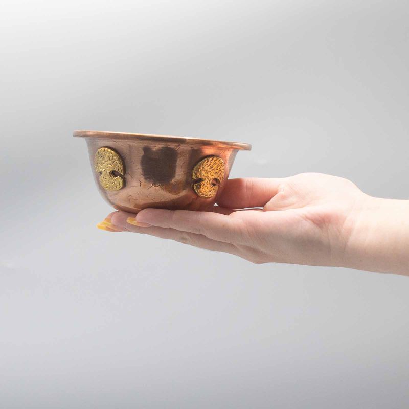 Мідна Ритуальна Чаша з Деревом Життя 12 × 5 cm
