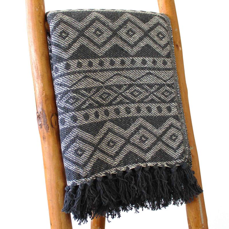Плед Boho Comfort 125x150 см - Сіра Геометрія