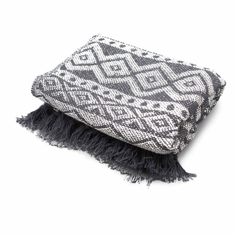 Плед Boho Comfort 125x150 см - Сіра Геометрія