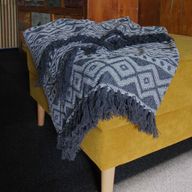 Плед Boho Comfort 125x150 см - Сіра Геометрія