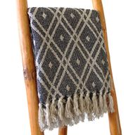 Плед Boho Comfort 125x150 см - Чорно-бежевий Регент