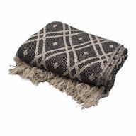 Плед Boho Comfort 125x150 см - Чорно-бежевий Регент