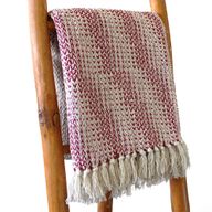 Плед Boho Comfort 125x150 см - Рубіновий Двоколірний