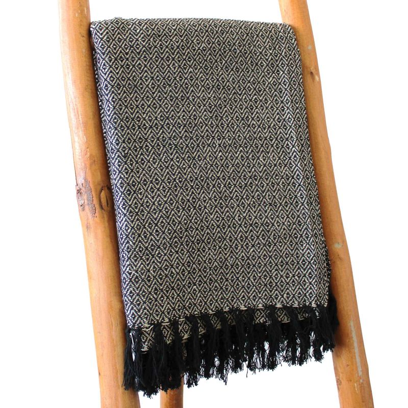 Плед Boho Comfort 125x150 см - Вугільний