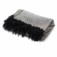 Плед Boho Comfort 125x150 см - Вугільний
