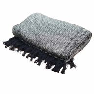 Плед Boho Comfort 125x150 см - Вугільний