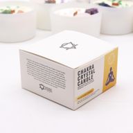 Свічка з Кристалами "Чакра" - Чакра Сонячного Сплетіння