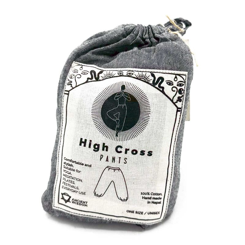 Штани для Йоги та Фестивалів High Cross - Принт на Сірому