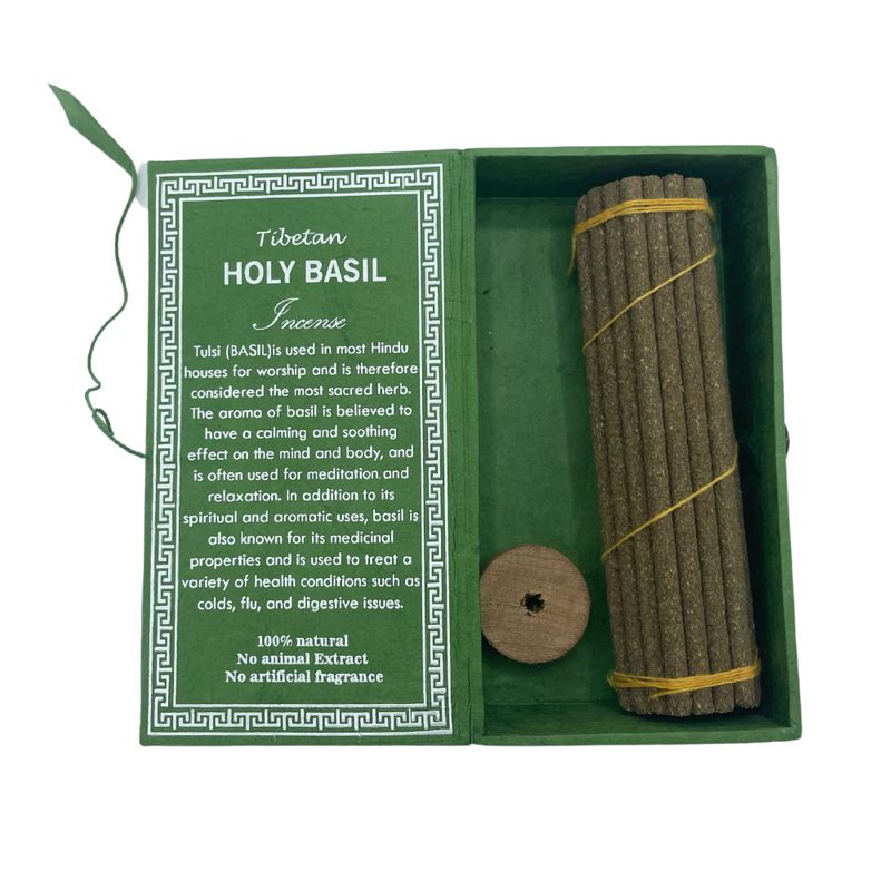 Подарунковий Набір Пахощів Tibetan Sughandit Dhoop - Туласі (Священний Базилік)