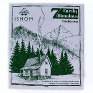 Ishom - Набір Арома-цеглинок для Обкурювання з Підставкою (70 шт) - Гімалайські Пахощі: 7 Землистих Ароматів