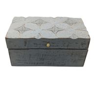 Вінтажна Декоративна Коробка Унііверсальна 22×12×10 см - Сіра Зірка