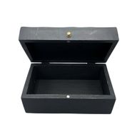 Вінтажна Декоративна Коробка Унііверсальна 22×12×10 см - Чорні Завитки