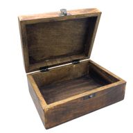 Велика Дерев'яна Шкатулка 20x15х7,5 см - Будда