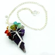 Магічний Маятник "Сім Чакр" - Аметист