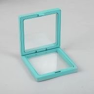 Мала 3D-рамка 7×7 см - Бірюзова