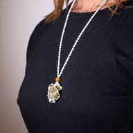 Шнуркова Підвіска 45 см - Біла