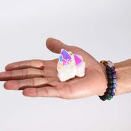 Середній Покращений Кварц - "Аура Ангела" (прибл. 100–150 г, 7–10 см)