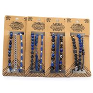 Набори Чоловічих Браслетів - Середземноморські Сині (Асорті)