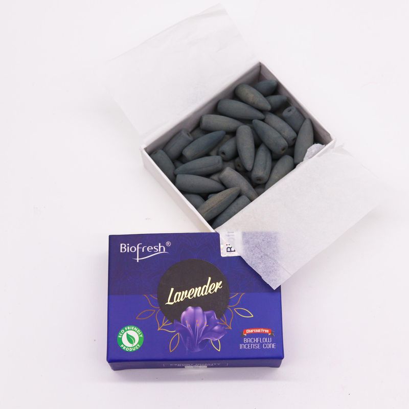 Biofresh Конуси Пахощів зі Зворотним Потоком (40 шт.) - Лаванда