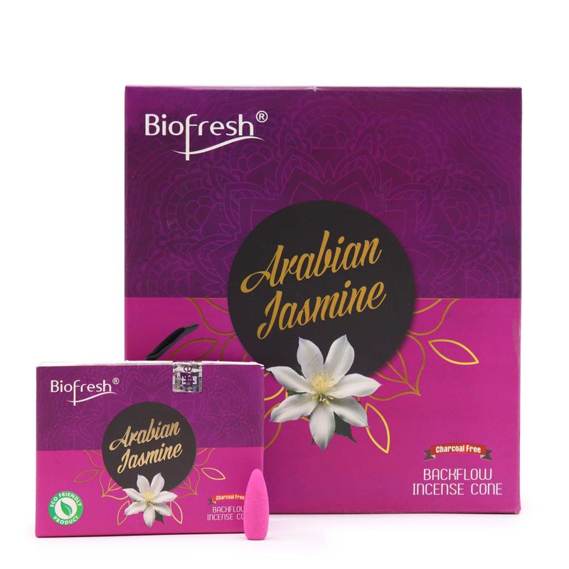 Biofresh Конуси Пахощів зі Зворотним Потоком (40 шт.) - Арабський Жасмин