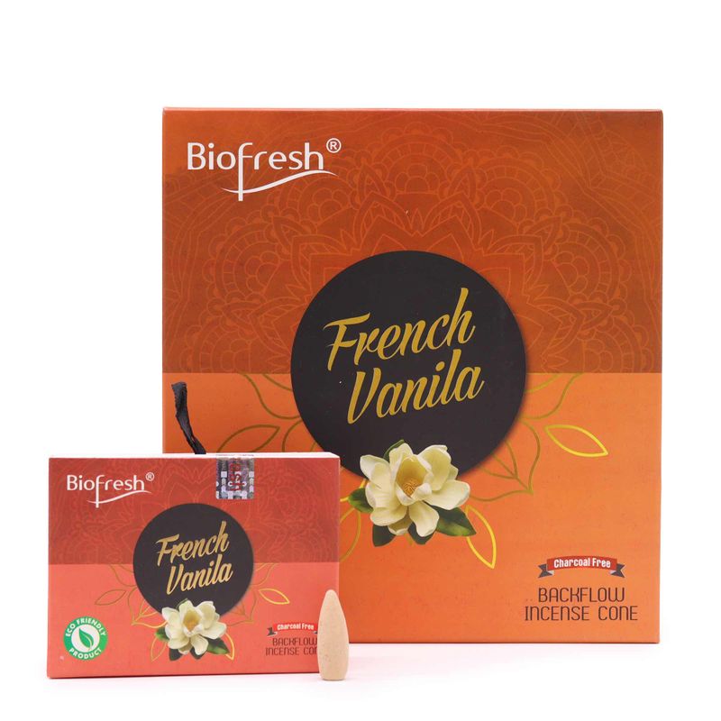 Biofresh Конуси Пахощів зі Зворотним Потоком (40 шт.) - Французька Ваніль