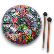 Глюкофон Happy Drum Багатокольоровий 18 см - OМ