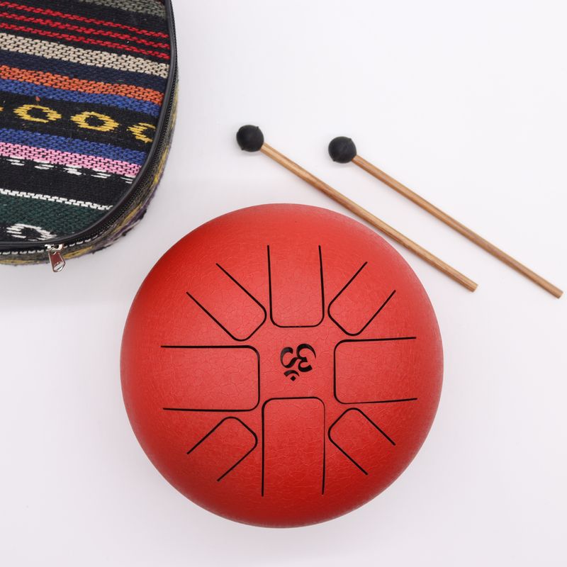 Великий Глюкофон Happy Drum "Ом Червоний" - 22x16 см