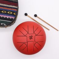 Великий Глюкофон Happy Drum "Ом Червоний" - 22x16 см