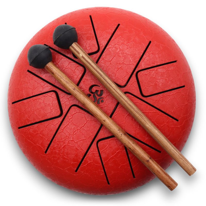 Великий Глюкофон Happy Drum "Ом Червоний" - 22x16 см